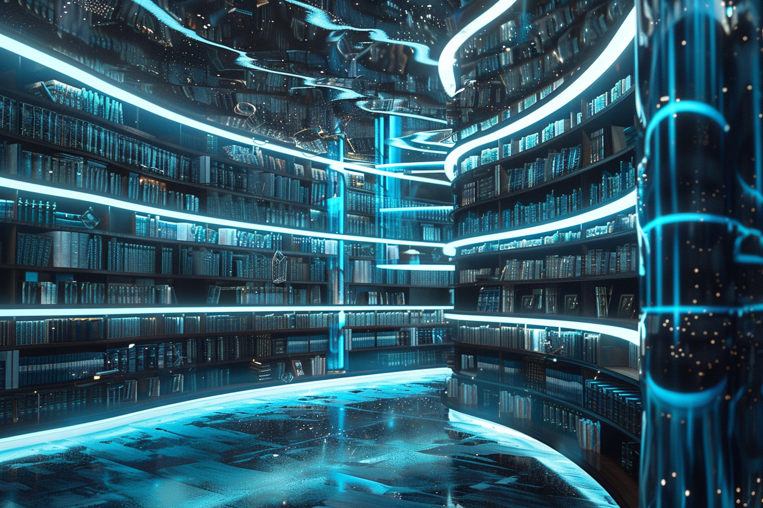 Blockchain Library Stores Knowledge