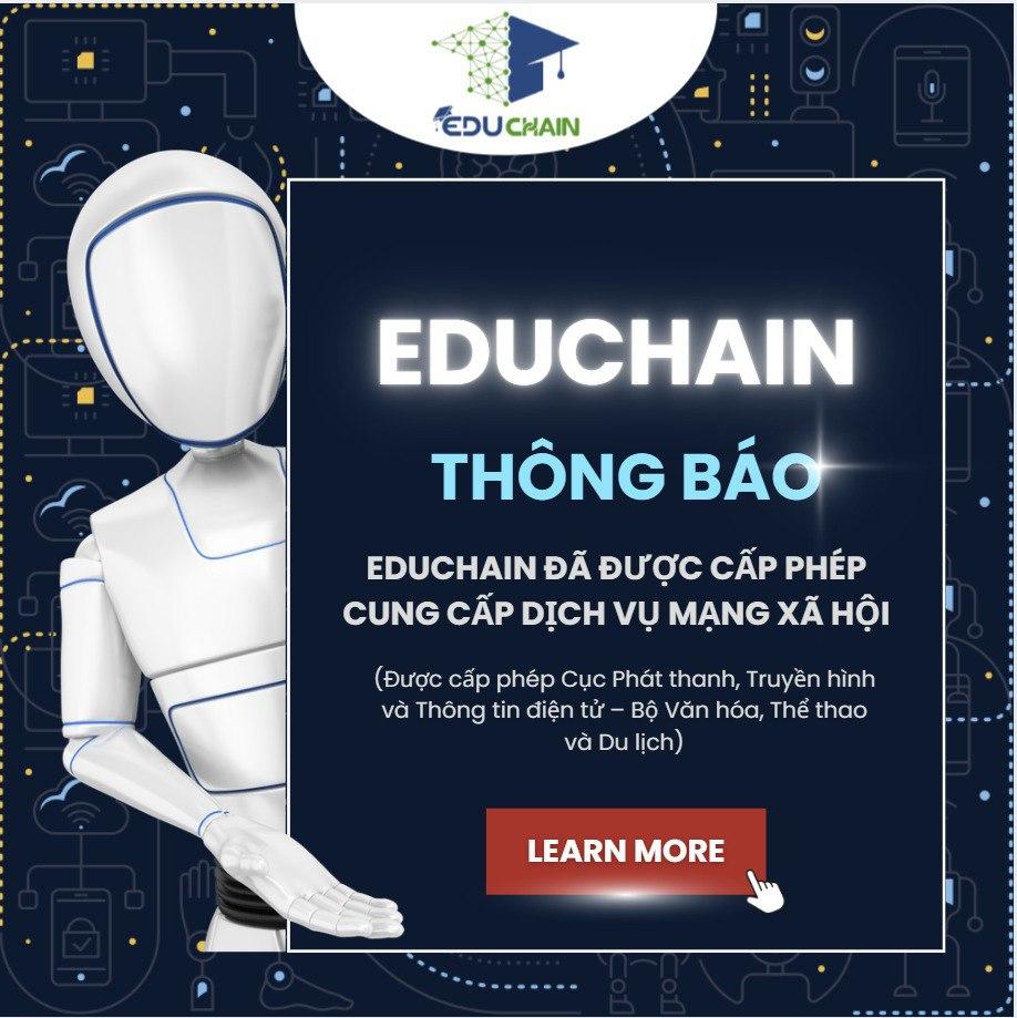 Educhain is granted a certificate of notification of providing social network services